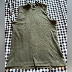 Christopher & Banks Dark Green Knit Top